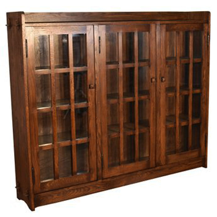 Mission 3 Door Display Bookcase - Crafters and Weavers