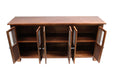 Gaines 6 Door Sideboard - Tobacco - 72" - Crafters and Weavers