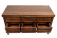 OUT OF STOCK Caisse Kitchen Island - Tobacco - Crafters and Weavers