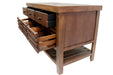 OUT OF STOCK Caisse Kitchen Island - Tobacco - Crafters and Weavers
