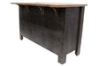 SOLD OUT Emerson Kitchen Island - Distressed Black - Crafters and Weavers