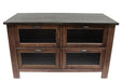 Emerson Kitchen Island - Rustic Walnut - Crafters and Weavers