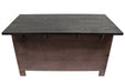 Emerson Kitchen Island - Rustic Walnut - Crafters and Weavers