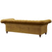 PREORDER Peyton Sloped Arm Chesterfield Sofa - Yellow Velvet - Crafters and Weavers