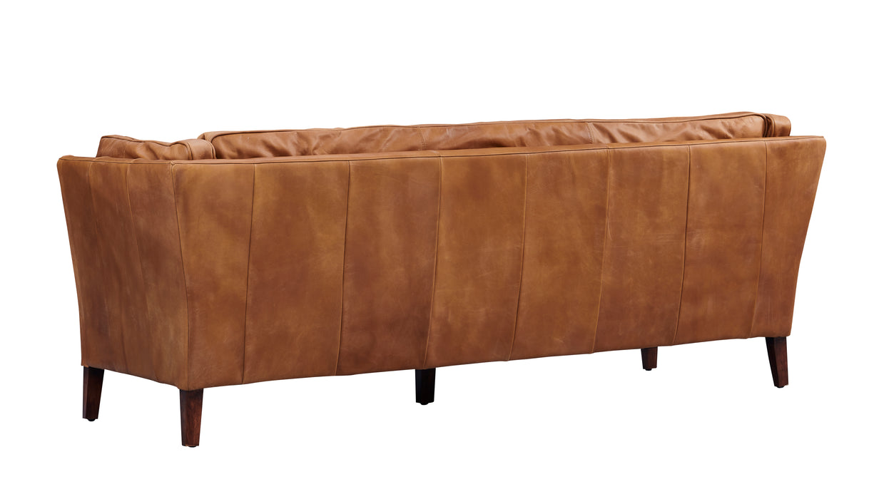 Kenmore Leather Sofa - Light Brown