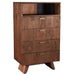 Gold Coast 4 Drawer Dresser - Special Walnut - Crafters and Weavers