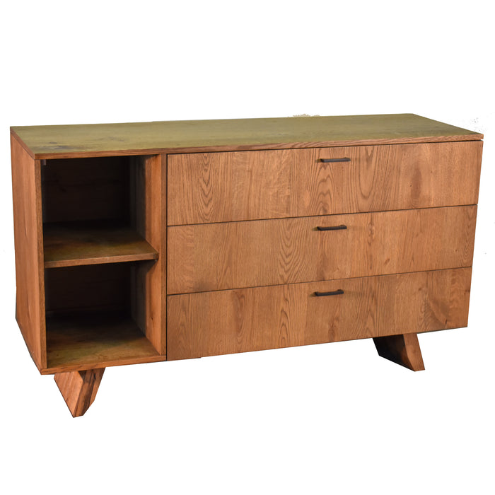 Gold Coast 3 Drawer Dresser - Oak Crafters and Weavers Gold Coast 3 Drawer Dresser - Oak Crafters and Weavers