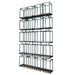 SOLD OUT Veinte Industrial Modern Bookcase / Room Divider - Crafters and Weavers