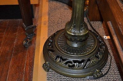 Tiffany style Stained glass Bridge Lamp / Reading Lamp DYL10-21BR - Crafters and Weavers