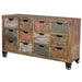 Bayshore 12 Drawer Countdown Console / Dresser 60"- Multi Color - Crafters and Weavers