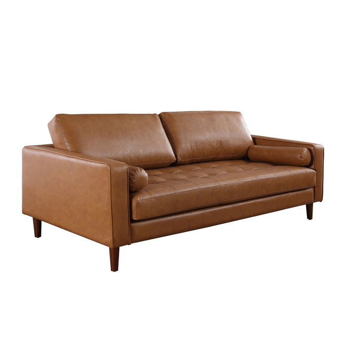 Frederick Modern Contemporary Leather Sofa