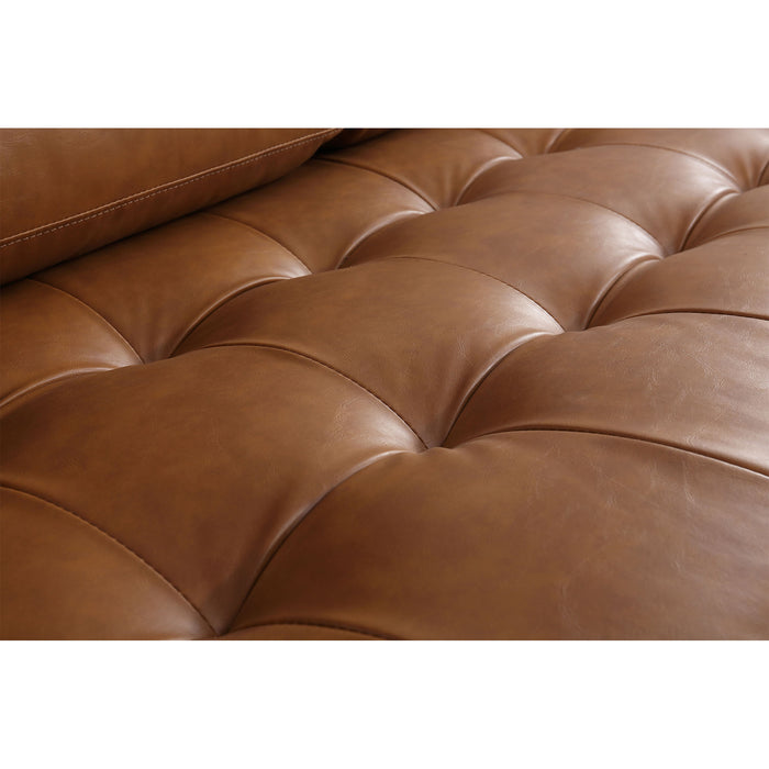 Frederick Modern Contemporary Leather Sofa