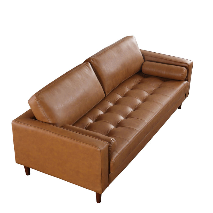 Frederick Modern Contemporary Leather Sofa