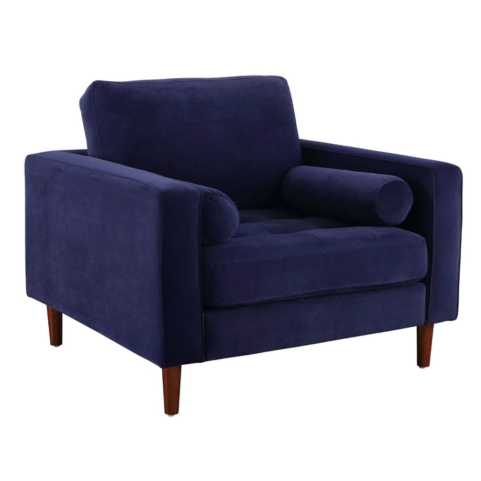 Frederick Modern Contemporary Velvet Armchair