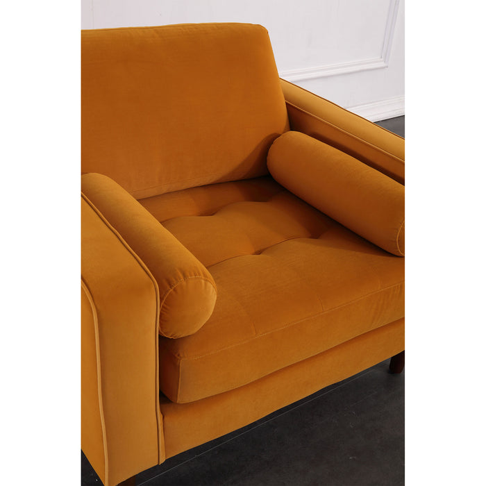 Frederick Modern Contemporary Velvet Armchair