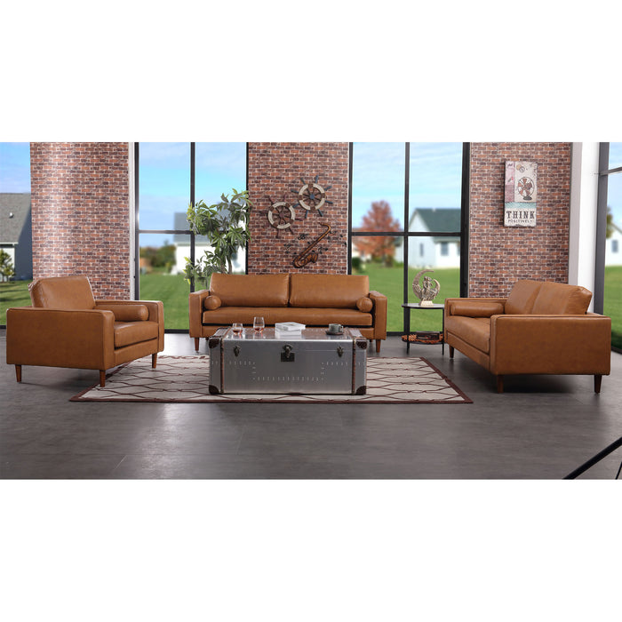 Frederick Modern Contemporary Leather Sofa