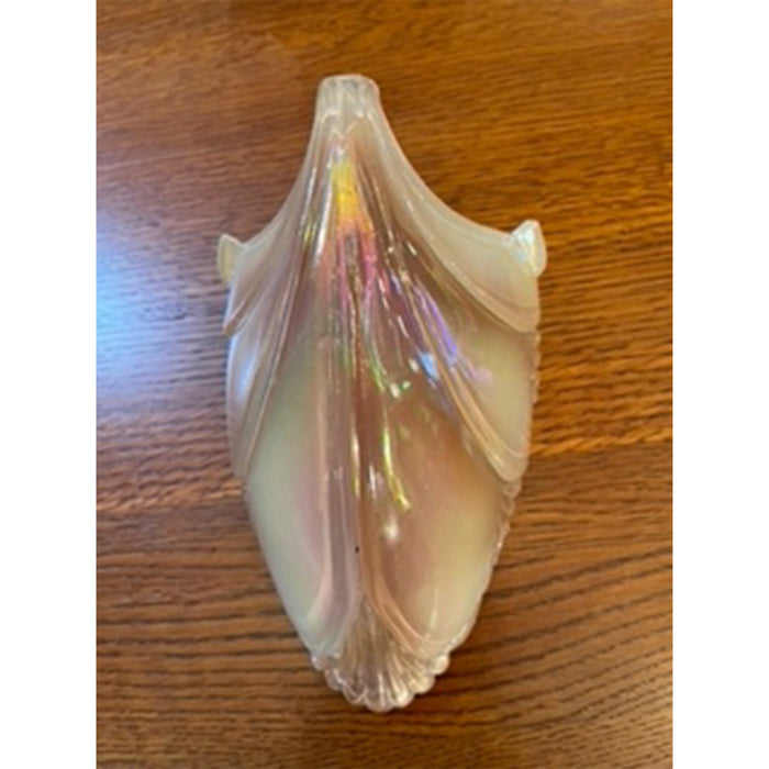 ART DECO 1930's MARKEL "PRINCESS" BATWING SLIP SHADE SCONCES