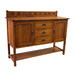 Mission Turner Sideboard with 3 Drawers and 2 Doors - Michael's Cherry (MC-A) - 58" - Crafters and Weavers