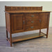 Mission Turner Sideboard with 3 Drawers and 2 Doors - Walnut (AW) - 58" - Crafters and Weavers