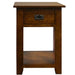 Mission 1 Drawer Nightstand - Walnut (AW) - Crafters and Weavers