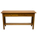Mission Oak Console Table With 2 Drawers - Michael's Cherry (MC1) - Crafters and Weavers