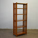 Mission Spindle Side 4 Shelf Bookcase - Michael's Cherry (MC1) - Crafters and Weavers