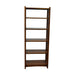 Mission Spindle Side 4 Shelf Bookcase - Walnut (W1) - Crafters and Weavers