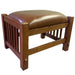 Craftsman / Mission Morris Chair and Ottoman Set - Chestnut - Crafters and Weavers