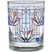 Frank Lloyd Wright - Waterlilies Old Fashion Glass - Set of 2 - Crafters and Weavers