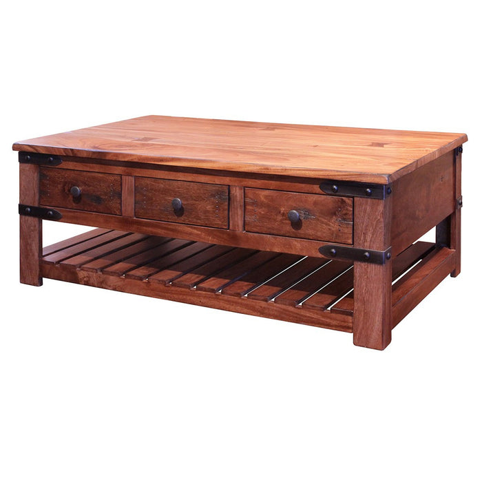 Granville Parota Wood Living Room Table Set