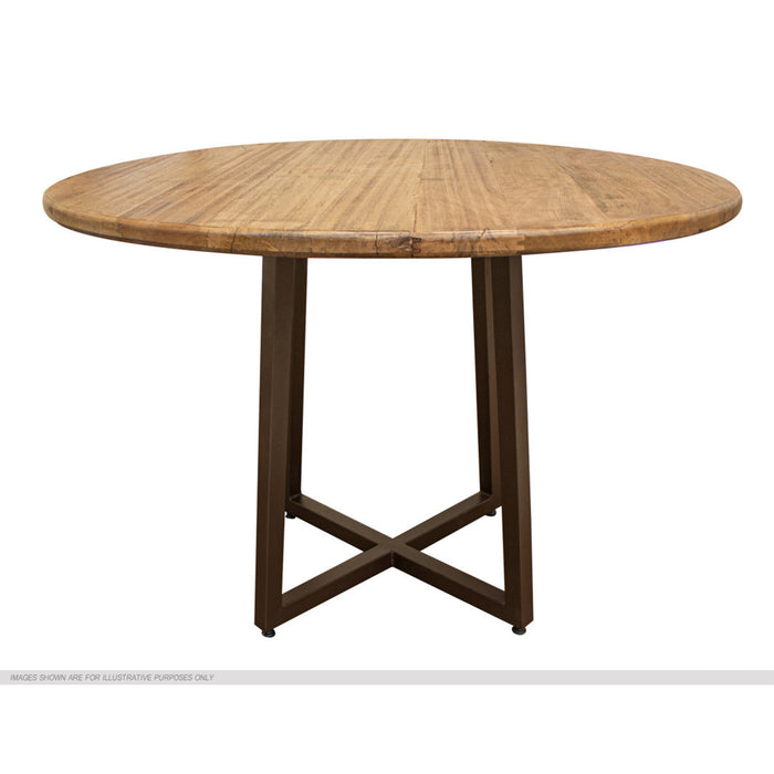 Tulum Solid Mango Wood Contemporary Dining Table and Chair