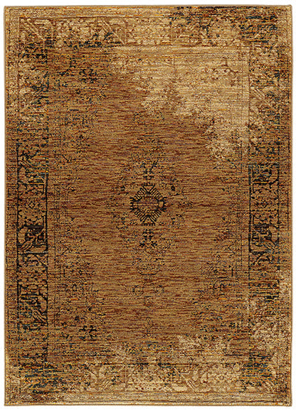 Medalia Area Rug - Cinnamon Brown