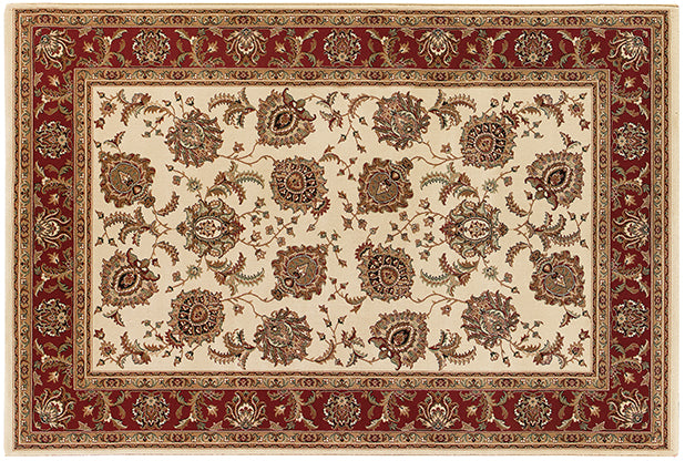 Ariana Area Rug Burgandy, Green