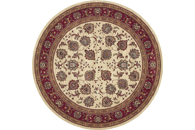 Ariana Area Rug Burgandy, Green