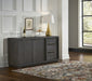 SOLD OUT Solstice Modern 3 Drawer Sideboard / Media Console - Crafters and Weavers