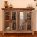 Bayshore 4 Door Curio Cabinet - Multi Color - Crafters and Weavers