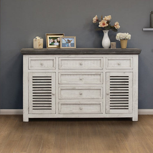 Stonegate 6 Drawer Sideboard - 70" - Crafters and Weavers