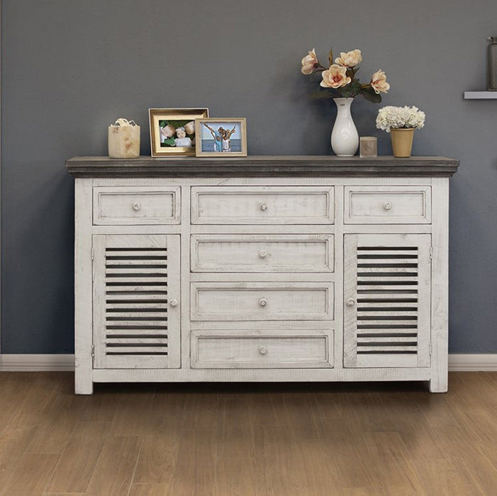 Stonegate 6 Drawer Sideboard - 70" - Crafters and Weavers