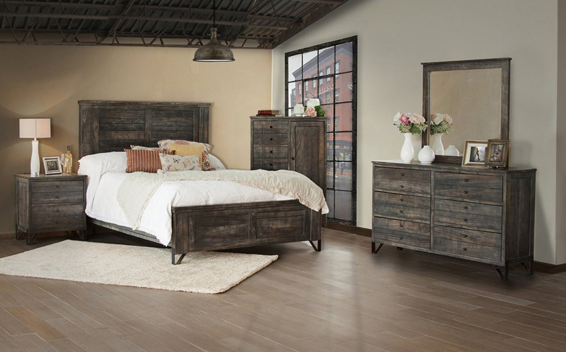 Sawyer Parota Bedroom 5 Piece Set - Crafters and Weavers