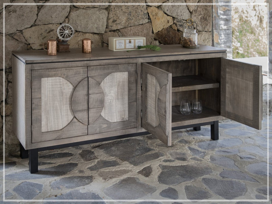 Malta Two tone Solid Wood Sideboard / Console
