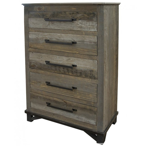 Greenview Loft 5 Drawer Chest / Highboy Dresser - Crafters and Weavers