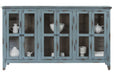 Bayshore 6 Door Sideboard - Blue - 71" - Crafters and Weavers