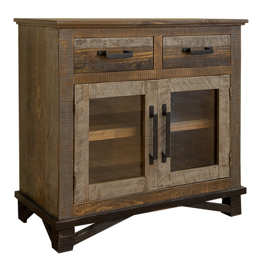 Greenview Loft Rustic Modern Entry Cabinet - Crafters and Weavers