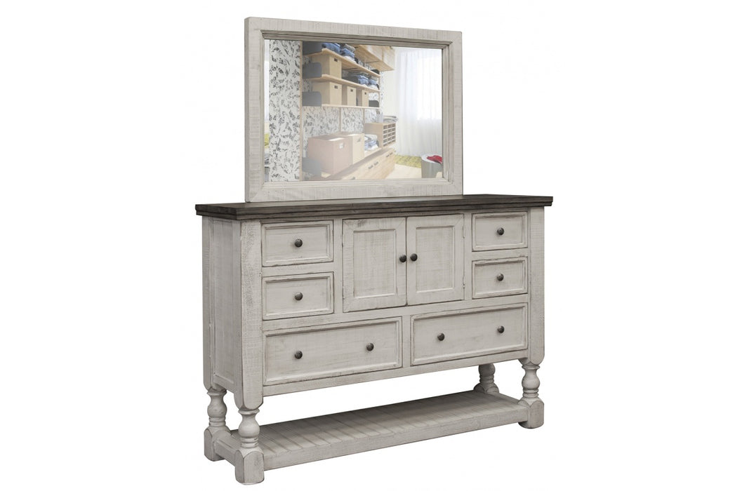 Stonegate 6 Drawer, 2 Door Dresser - 63" - Crafters and Weavers