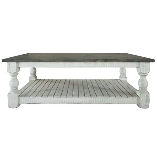 Stonegate Pillar Style Coffee Table - Crafters and Weavers