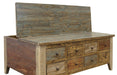 Bayshore 8 Drawer Lift-Top Coffee Table - Crafters and Weavers