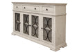 Vineyard Mod Circle Sideboard - Ivory - 72" - Crafters and Weavers