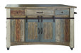 Bayshore Kitchen Island - Crafters and Weavers