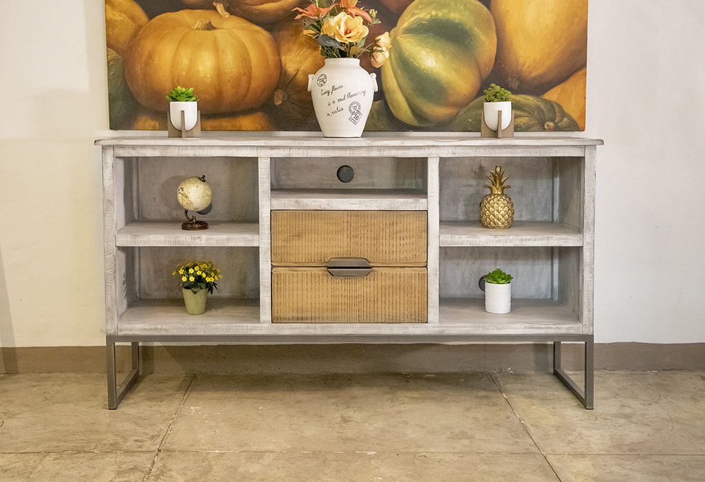 *NEW! Amelia 2 Drawer TV Stand - 70" - Crafters and Weavers