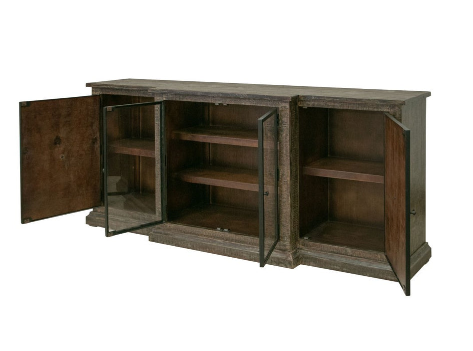 Mystic Solid Wood and Copper Sideboard / Console
